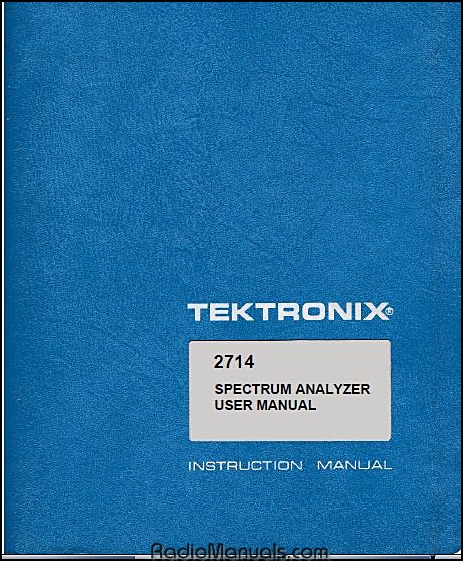 Tektronix 2714 Users Manual